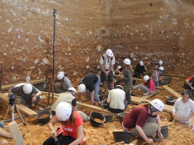 Imagen del yacimiento de Atapuerca. CENIEH